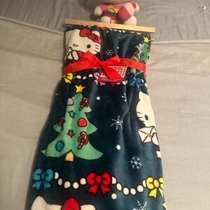 Hello Kitty Christmas throw